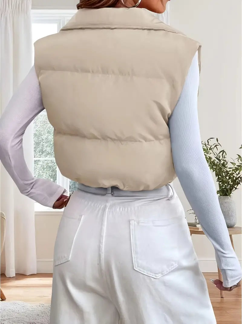 Cropped vest